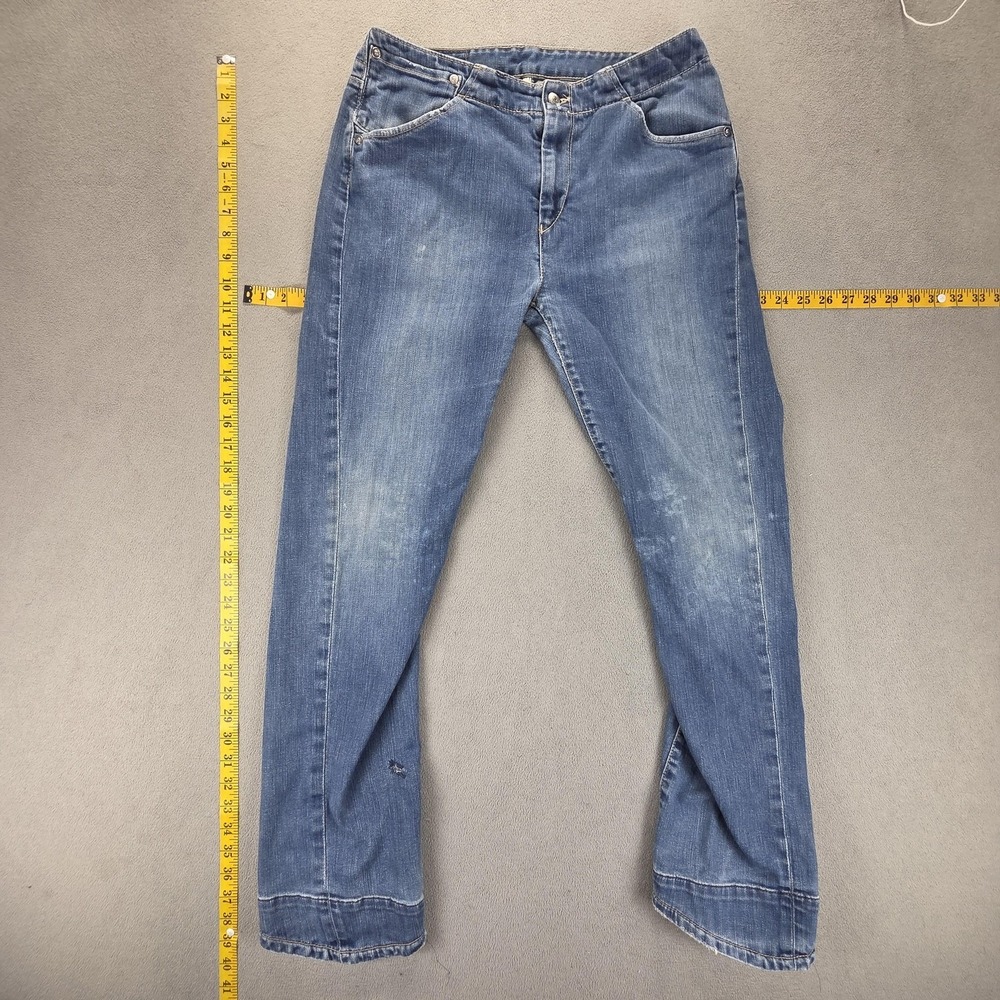 Vintage‎ Levis Engineered Jeans Womens Twisted Straight Leg Stains Fits 27x30